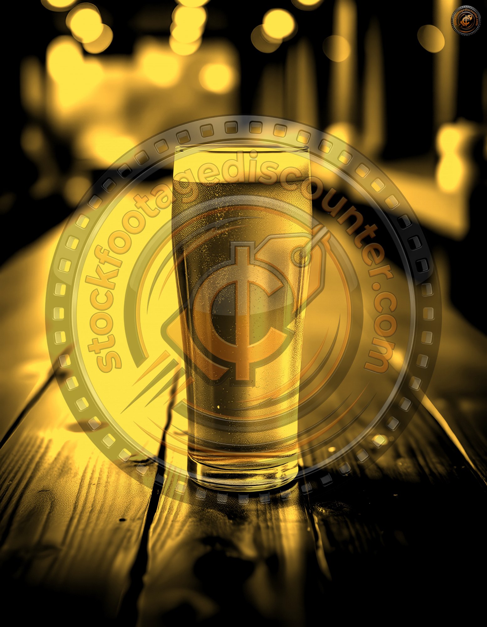 A   t a l l   g l a s s   o f   l i g h t - c o l o r e d   b e e r   w i t h   a   c r e a m y   h e a d   r e s t s   o n   a   p o l i s h e d   w o o d e n   t a b l e