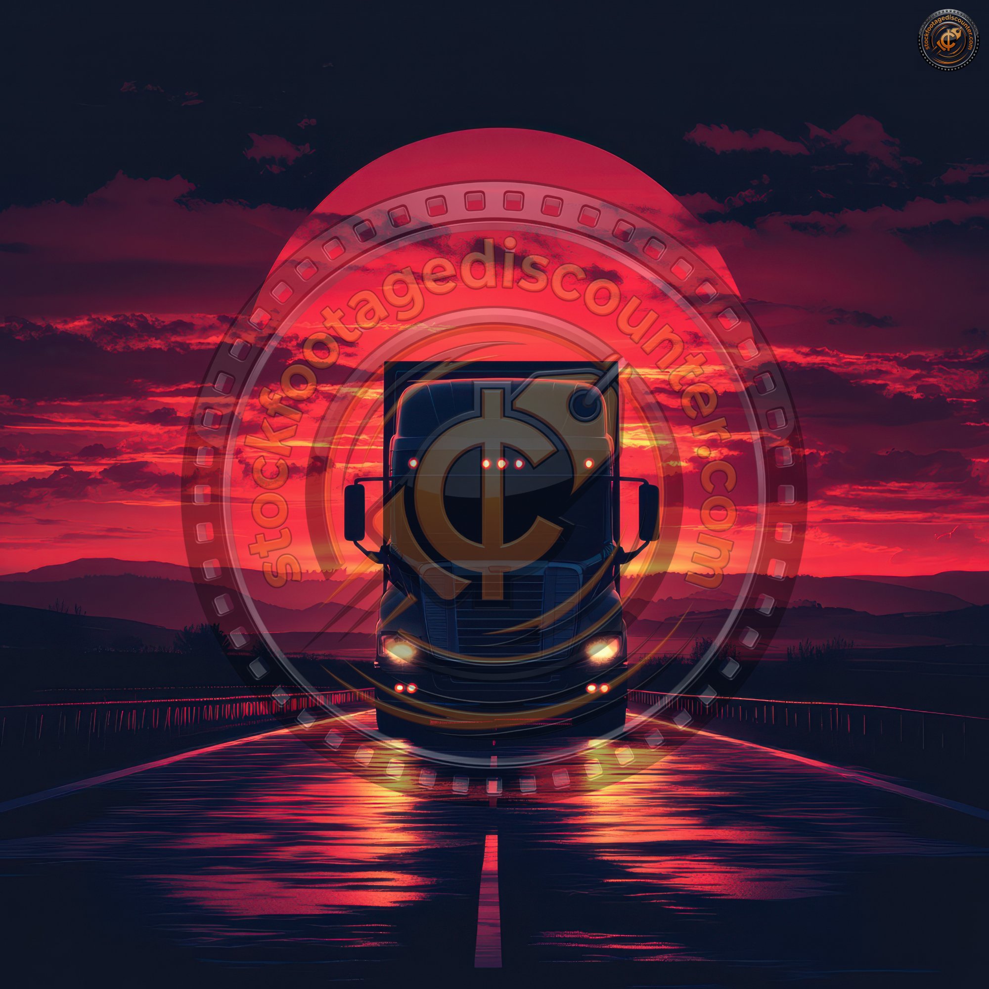 A Silhouette Of A Truck Against A Vibrant Sunset A3fac659 72b7 4a1b 8e8c 6493884da4a6 3 Gigapixel Standard 6x