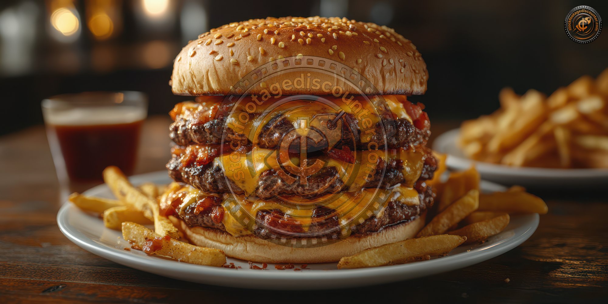 A Towering Cheeseburger Stacked With Multiple Pat F67b8830 5b20 404f 9d79 0205d2118471 3 Gigapixel Standard 6x