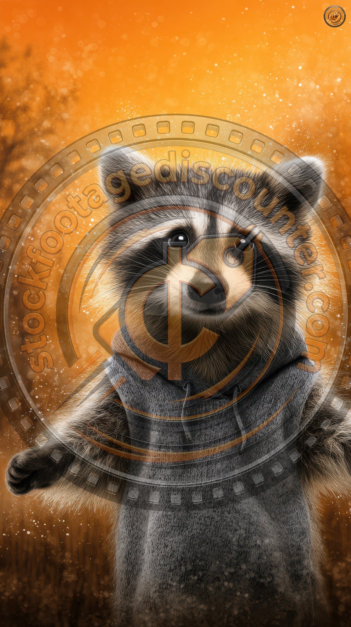 Adorable Raccoon Dj Wearing Headphones With Blank C10d6c16 9168 4808 B159 00f501a655bc 1 Gigapixel Standard 6x