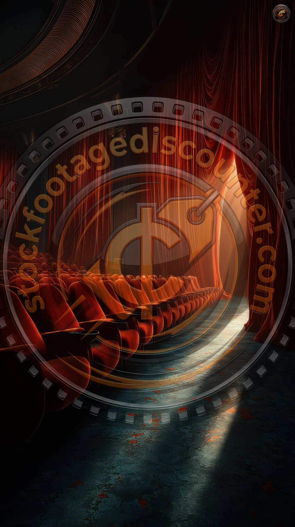 An Empty Cinema Theater With Red Seats And Curtai 3559632d 8225 4b7a B5a7 752602f68473 1 Gigapixel Standard 6x