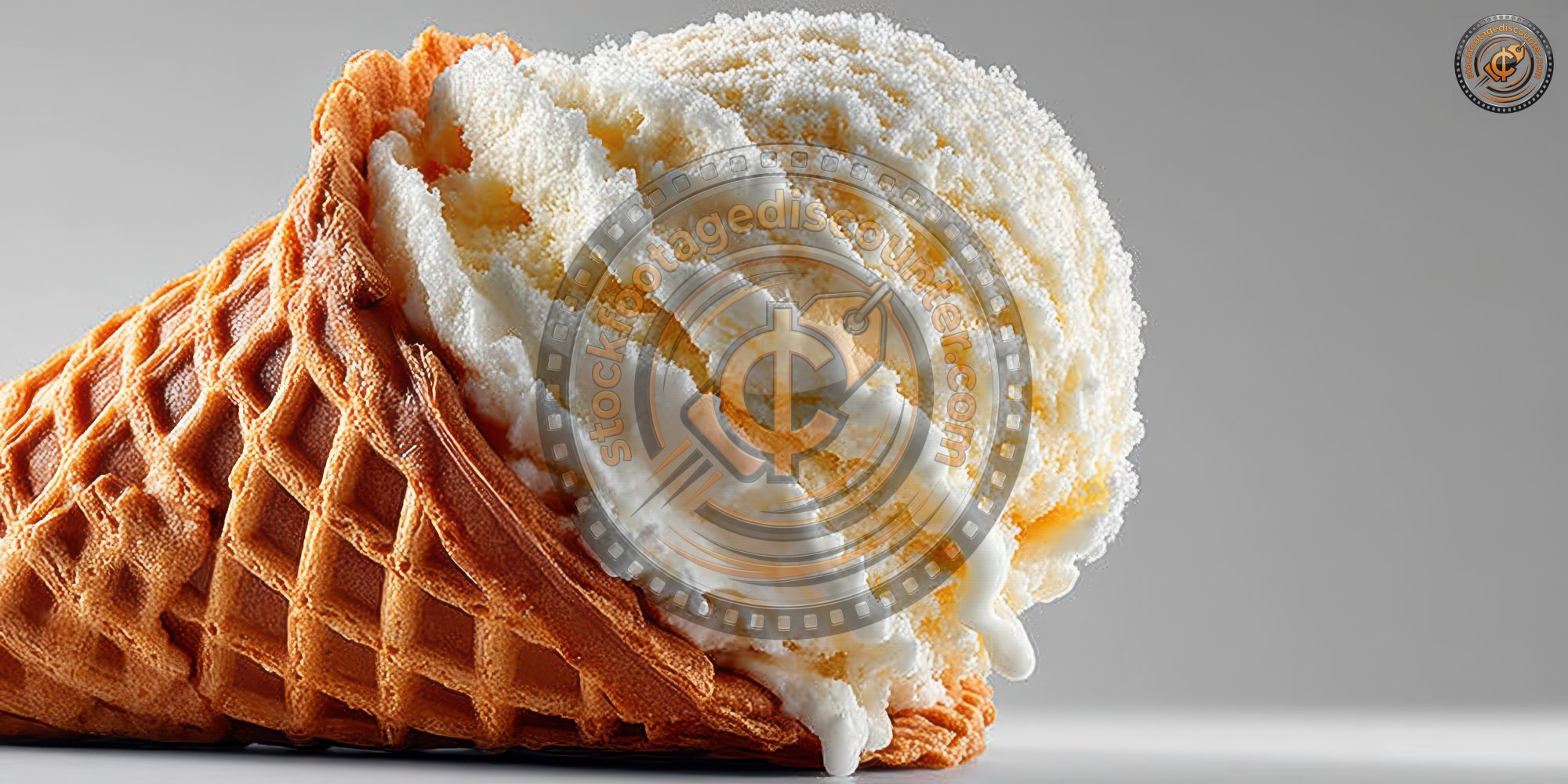 An Ice Cream Cone On White Background. Ice Cream. 15233671 86bb 41f9 8b4d 83529375e0a0 0 Gigapixel Standard 6x
