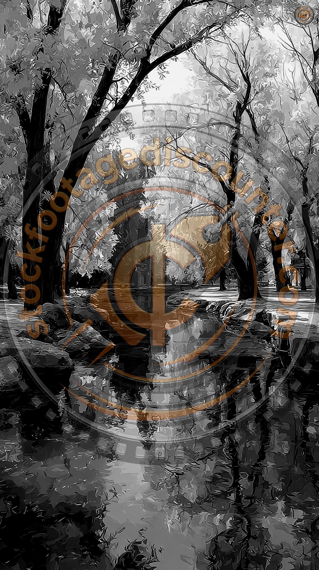 Beautiful Autumn Landscape. Old Big Trees With Br 52f266f6 5699 4897 B539 7bd06f43a435 2 Gigapixel Standard 6x Bw