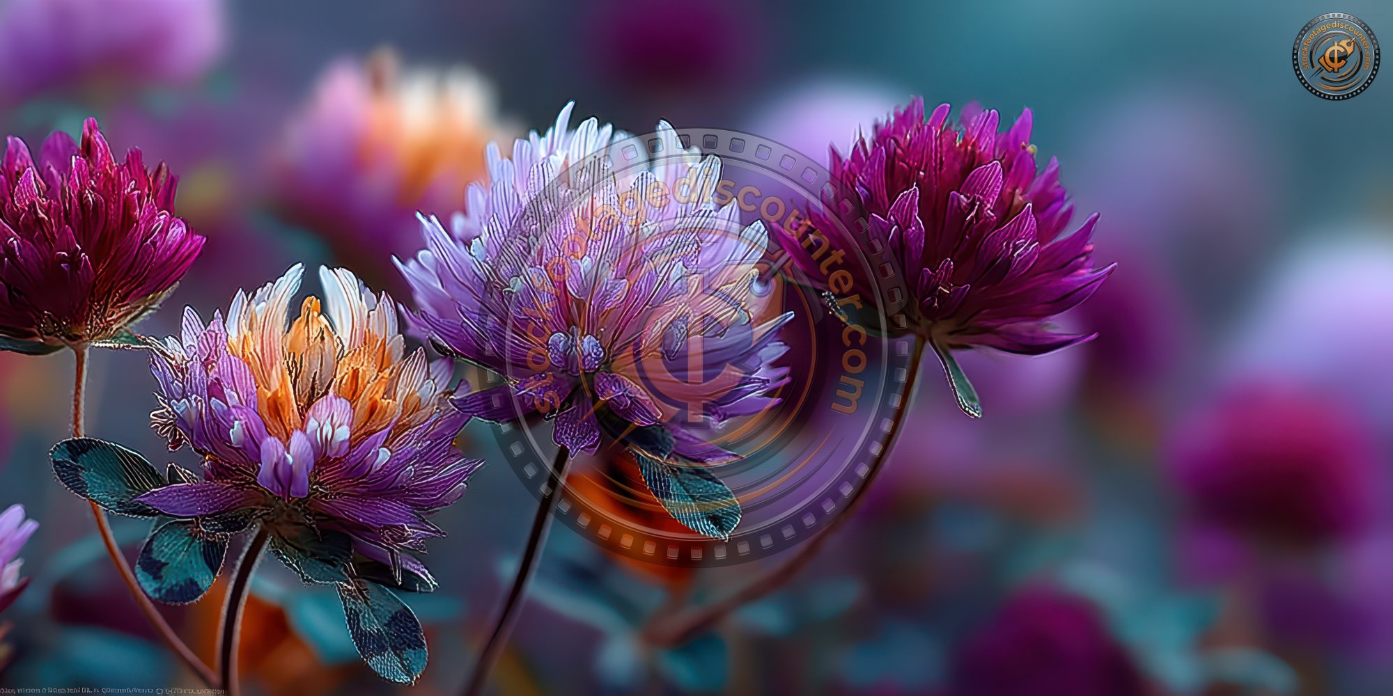 Beautiful Large Flowers Of Wild Meadow Clover In 27bf38f3 Cd8f 45ad 82e4 52a76a3f1c08 3 Gigapixel Standard 6x