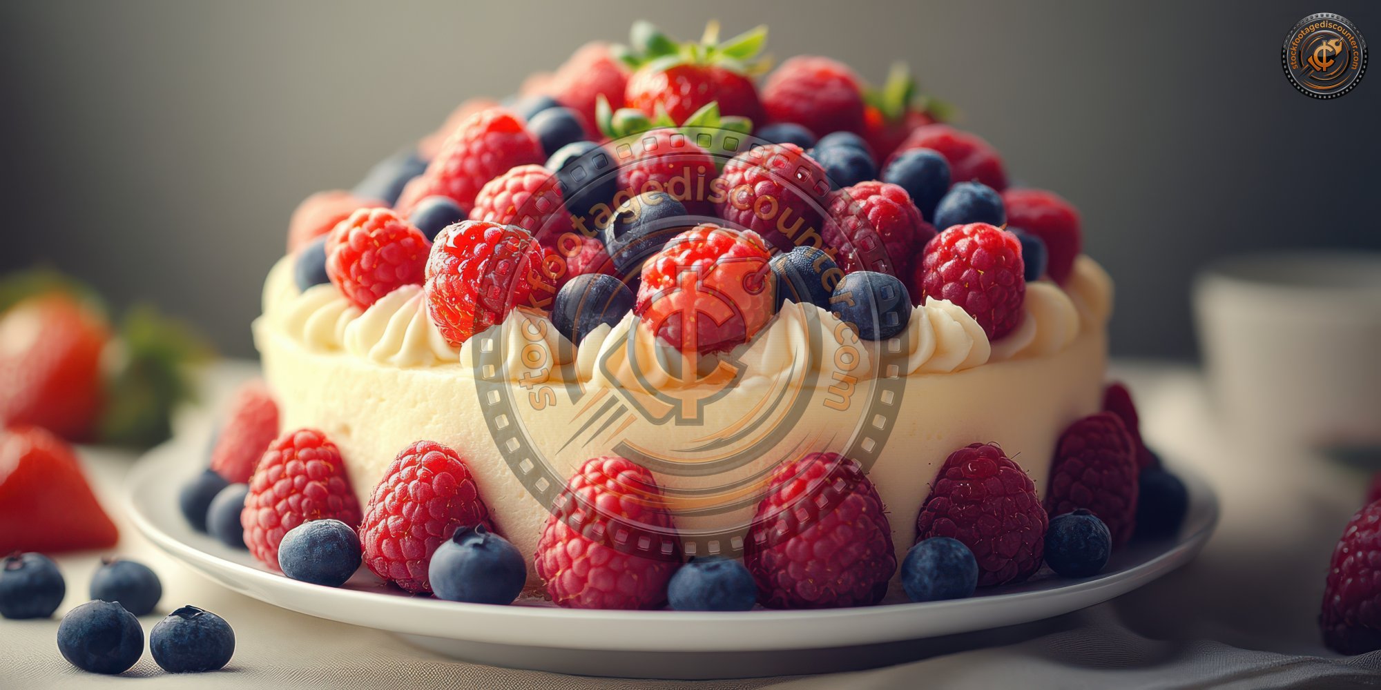 Berry Cake With Strawberry Raspberry And Blueberr 25ea3241 8f38 4e8f 888a D9ab9f0e4998 3 Gigapixel Standard 6x