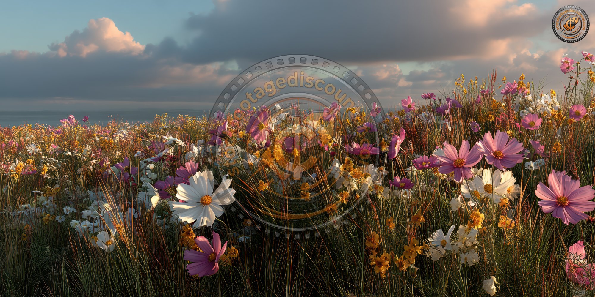 Bright Wildflowers In Sunny Meadow. Wildflower Me 8c6bb37a 0972 41bc 8f67 55f3373fa538 1 Gigapixel Standard 6x