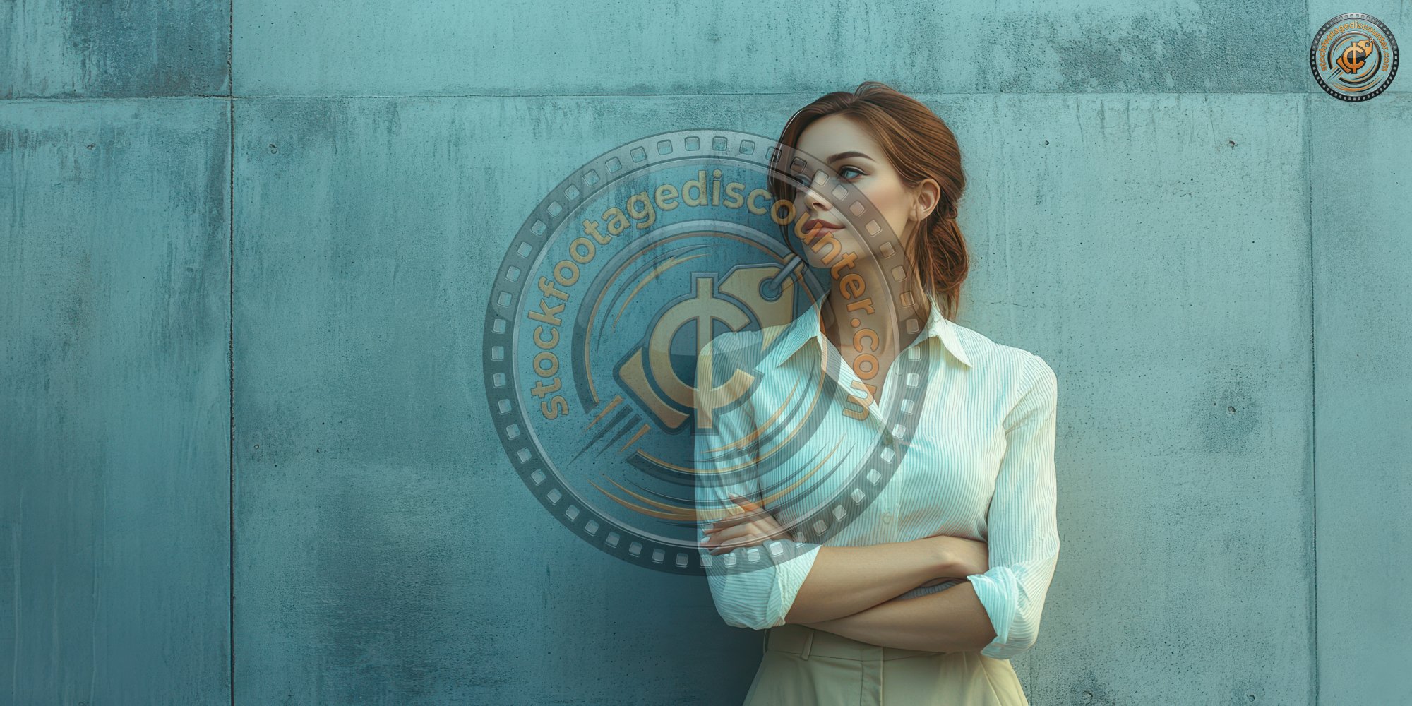 Business Woman Standing On Urban Wall. Ba76496d 2f42 474c 8a4b B540d391c017 3 Gigapixel Standard 6x