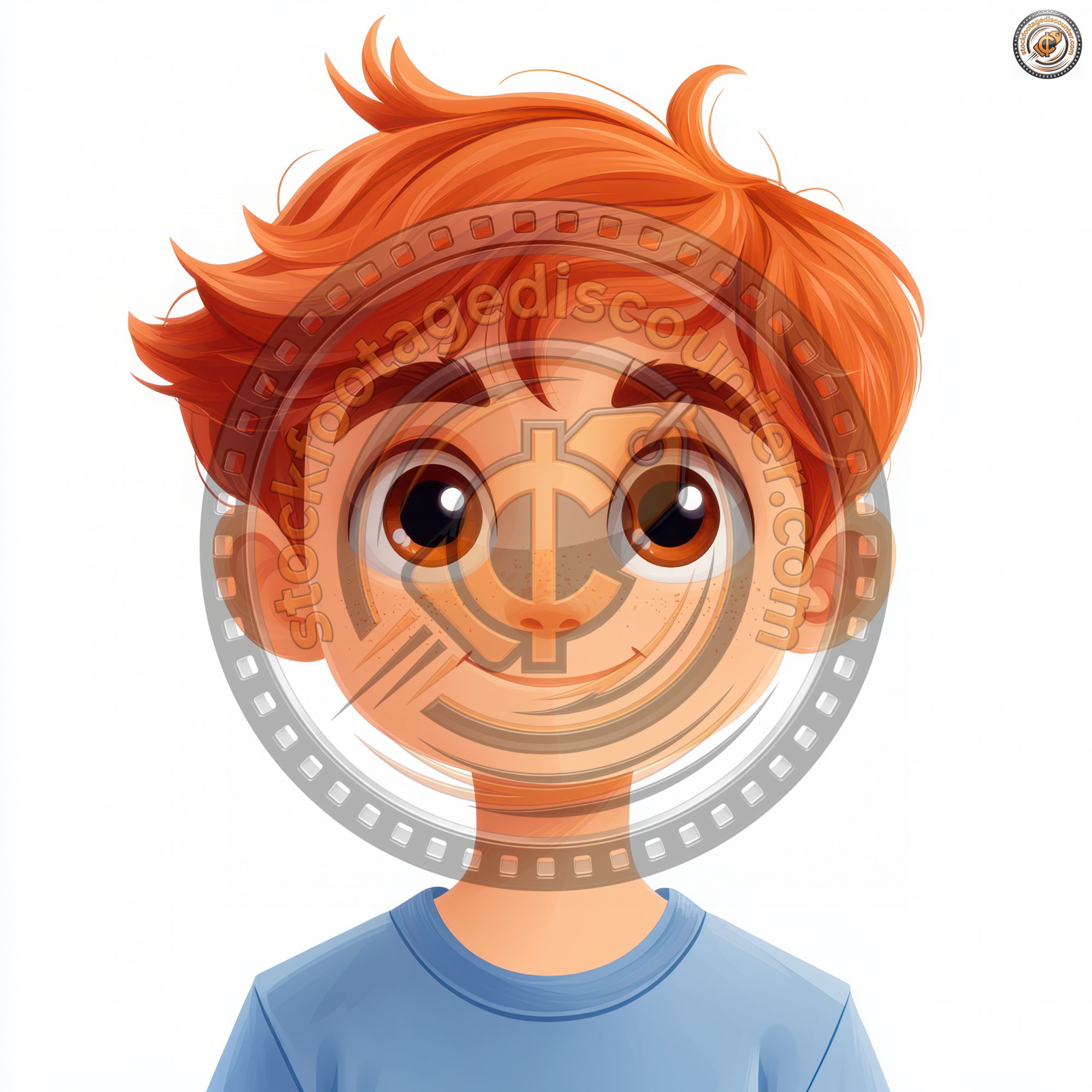 Cheerful Cartoon Boy With Red Hair And Blue Shirt 72d7d93b 567b 42ee Ace9 59465a98f5f6 1 Gigapixel Standard 6x