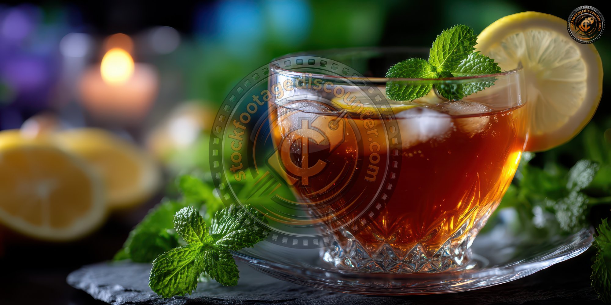 Cold Summer Drink. Iced Tea With Lemon And Mint O 013a120c 4b9e 487f 88b0 Bae6431194d5 1 Gigapixel Standard 6x