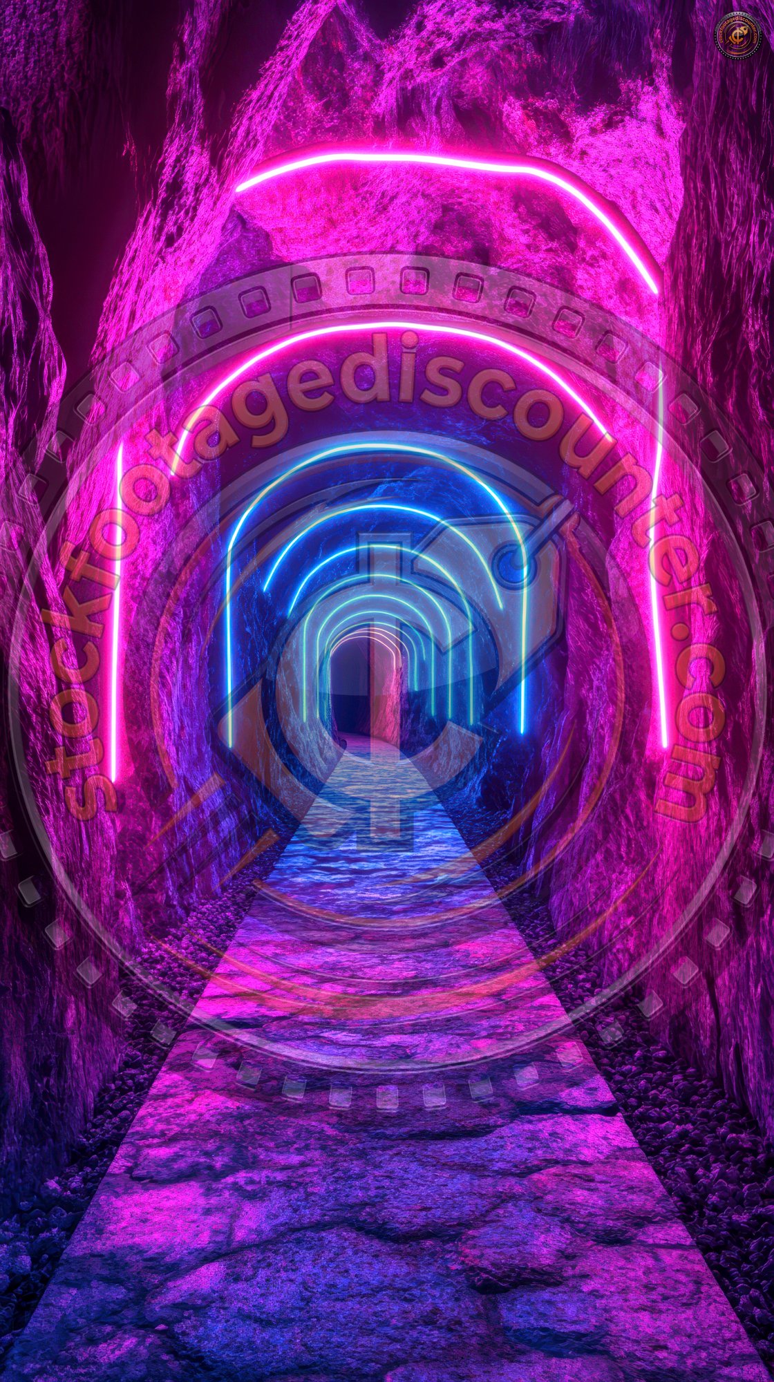 Colorful Illuminated Tunnel With Vibrant Neon Light 1e54cc50 E5f3 4821 93bf 15bafd648693 3 Gigapixel Standard 6x Stylut