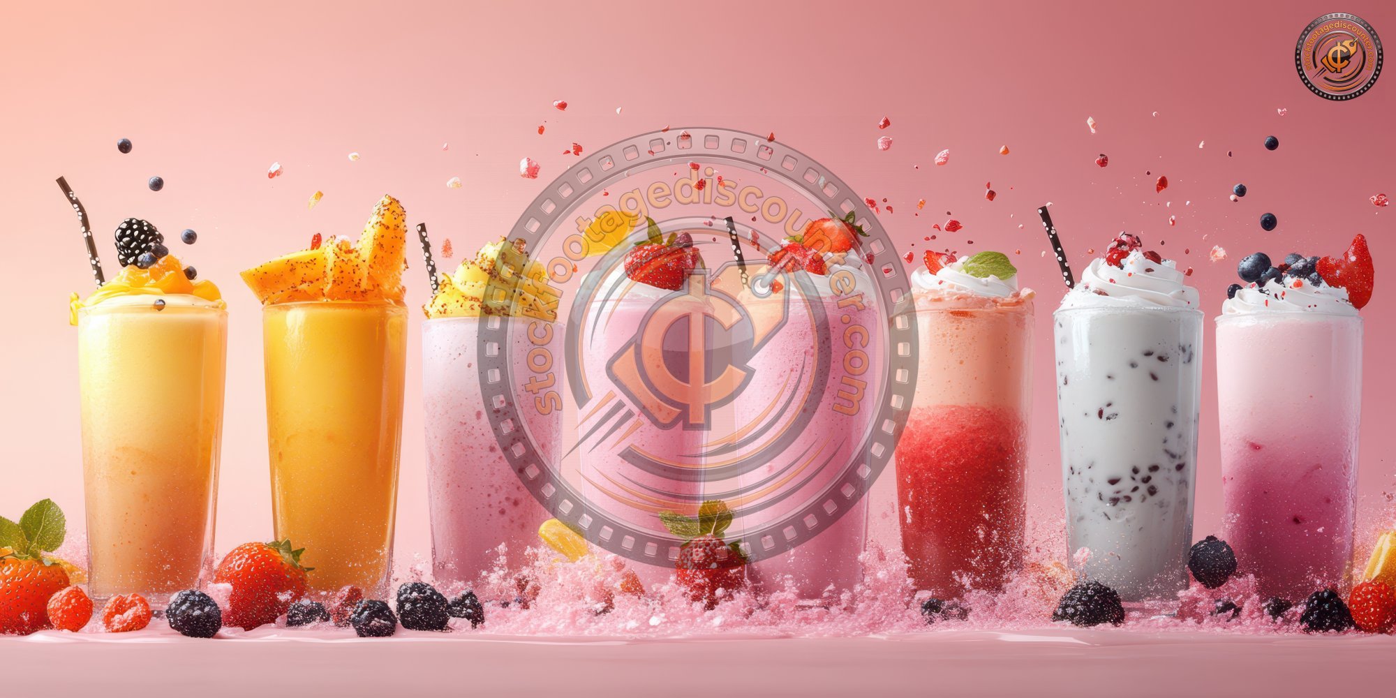 Colorful Smoothies In Tall Glasses Showcasing A V Ebb999e6 0855 4da1 A9a9 4faa9361bfed 0 Gigapixel Standard 6x