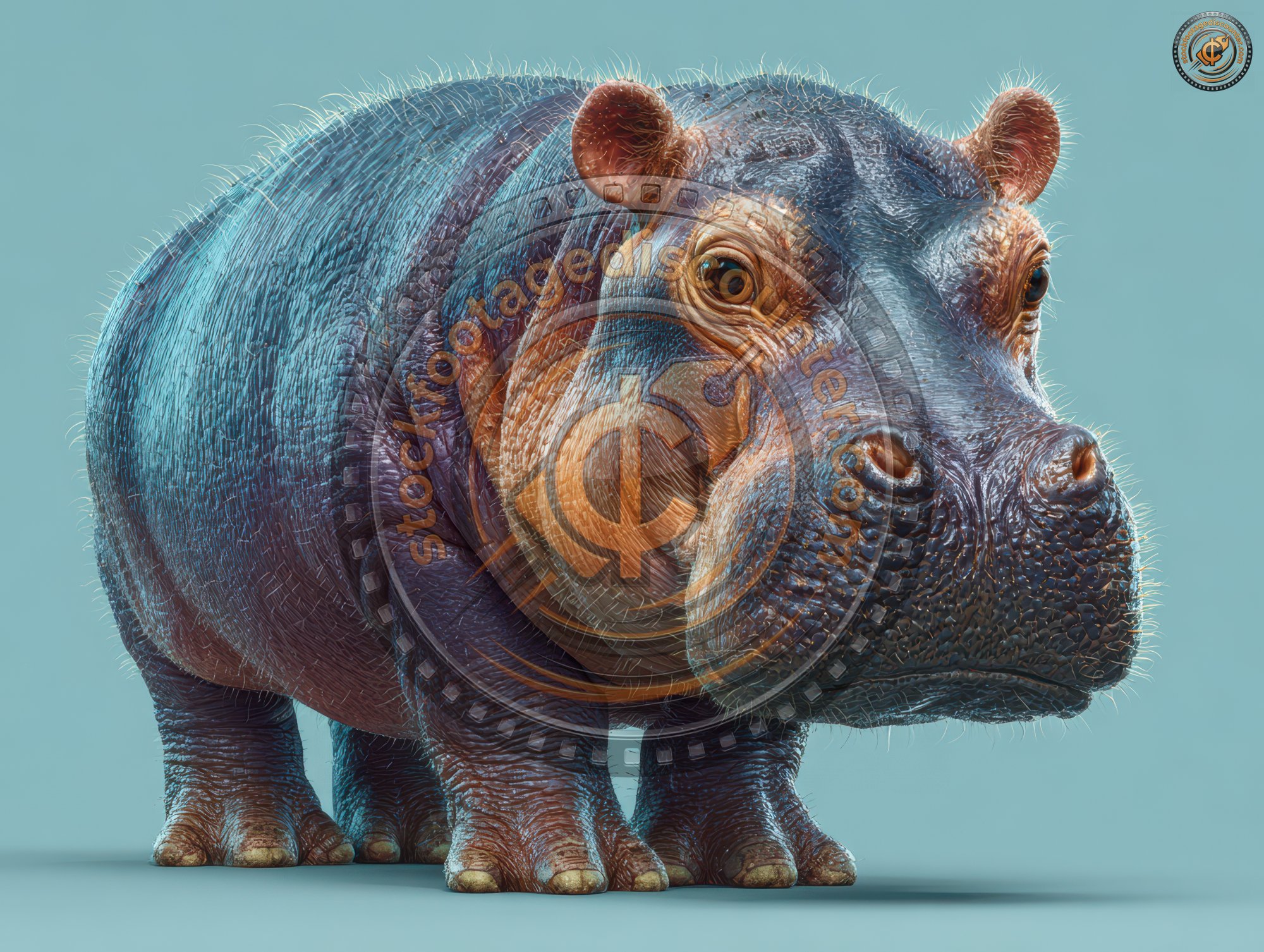 Cute Hippo. Hippo. Ultra Realistic. Photorealisti 723bfba8 Cb66 40d1 A369 2c531df0ed77 0 Gigapixel Standard 6x