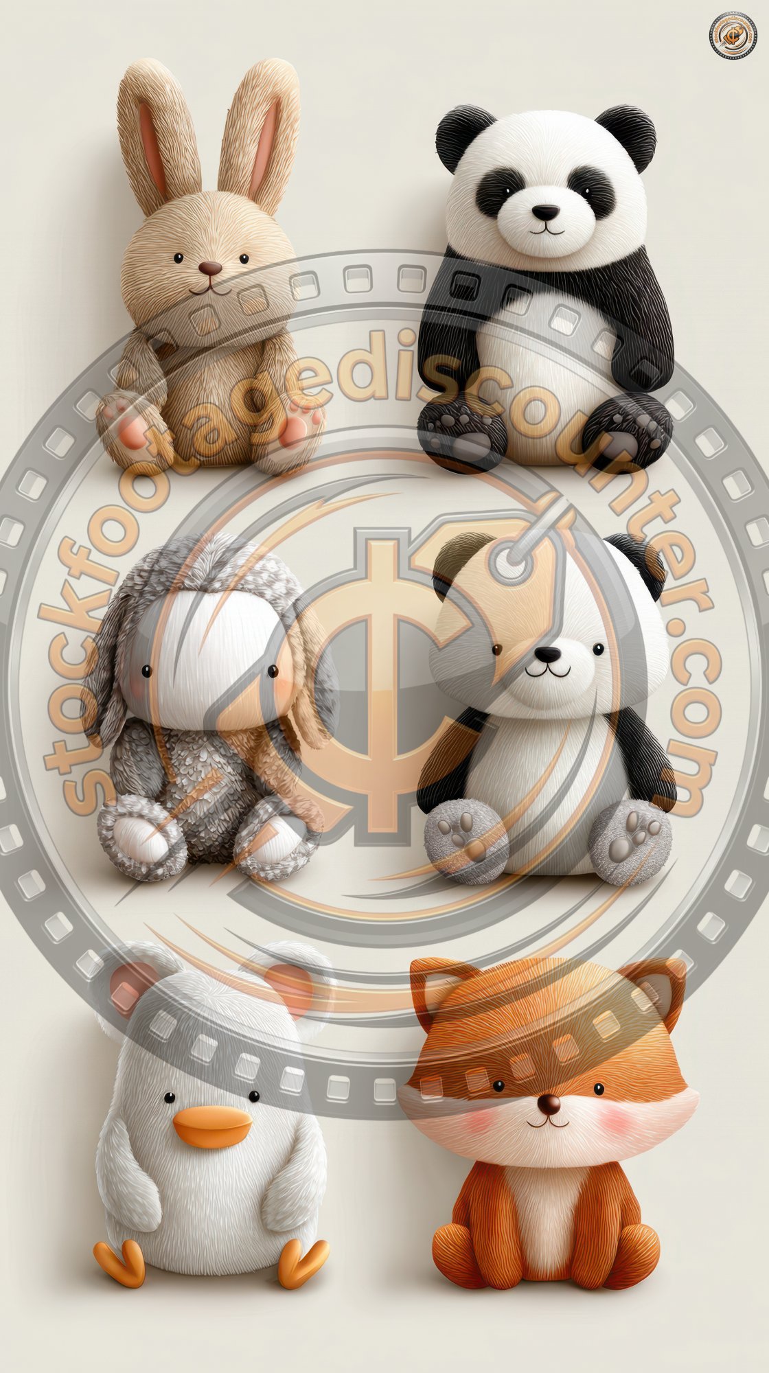 Cute Little Animals Sticker Set Design On White 378cf9b6 79d8 4a66 Ac31 D87931ab79ee 0 Gigapixel Standard 6x