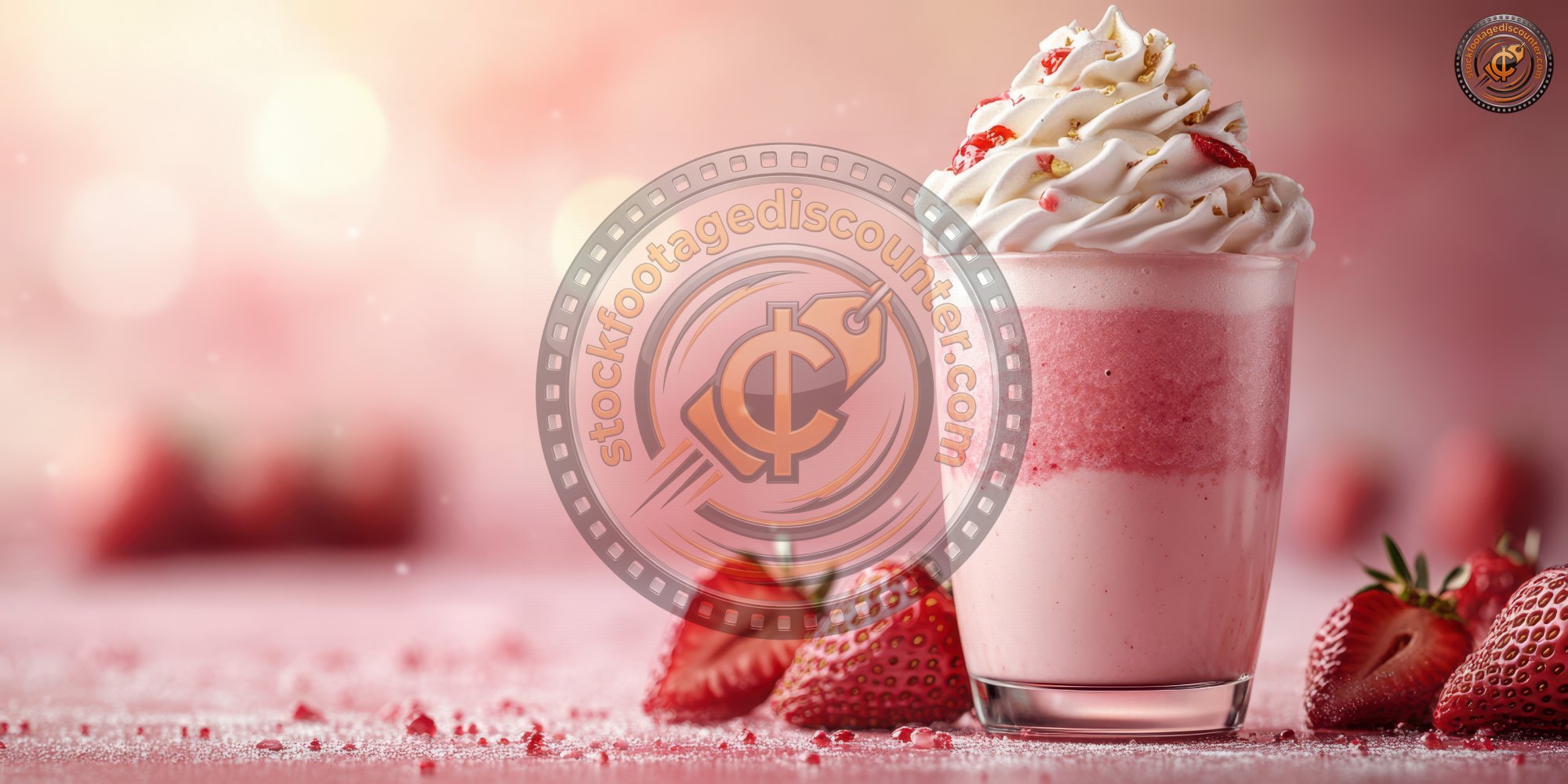 Delicious Strawberry Milkshake Decorated With Whi 542de16c 2874 4e11 Ad44 Fe181b8ef6e2 2 Gigapixel Standard 6x