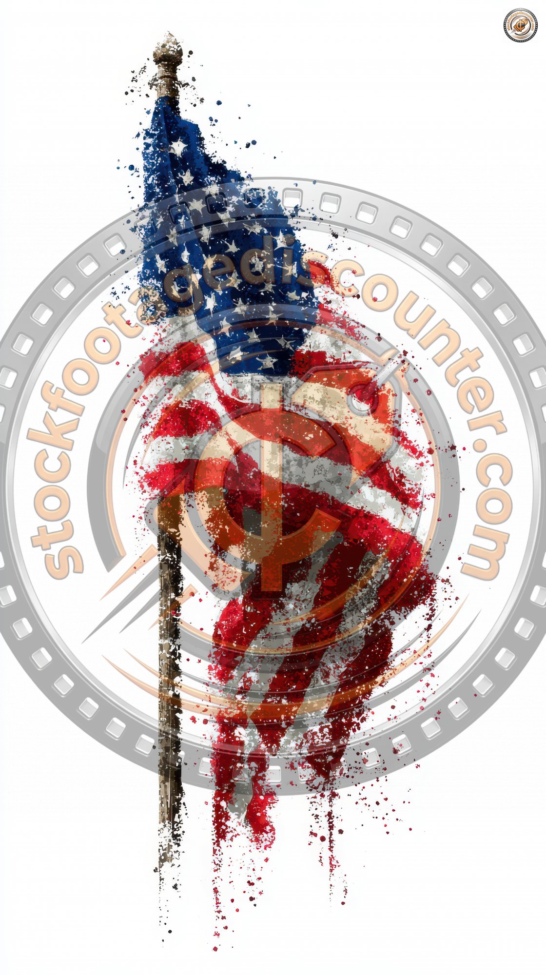 Distressed American Flag Design Element. Grunge 502518ea Be68 4167 B646 5b5e3e9a337d 1 Gigapixel Standard 6x