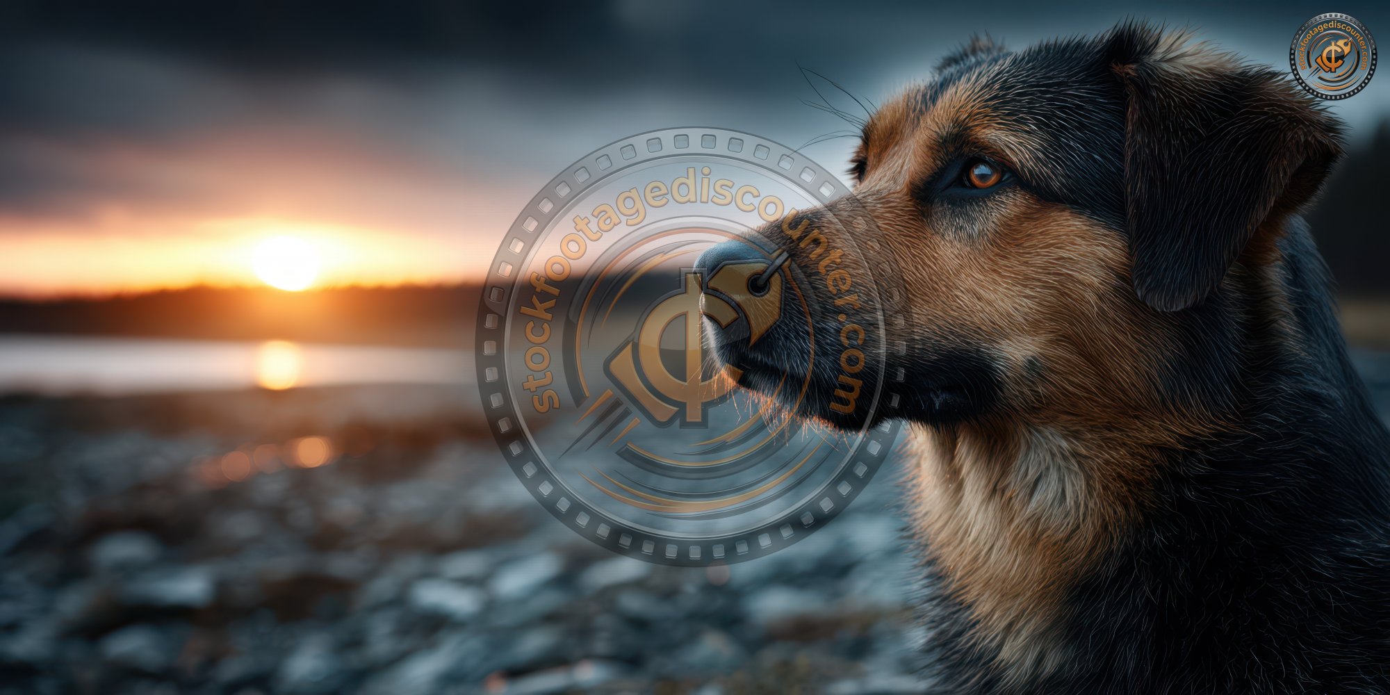 Dog Sitting On The Beach During Sunset. Puppy Bea E8b88f11 B98a 4a04 A6b8 7ffbbdacae51 1 Gigapixel Standard 6x