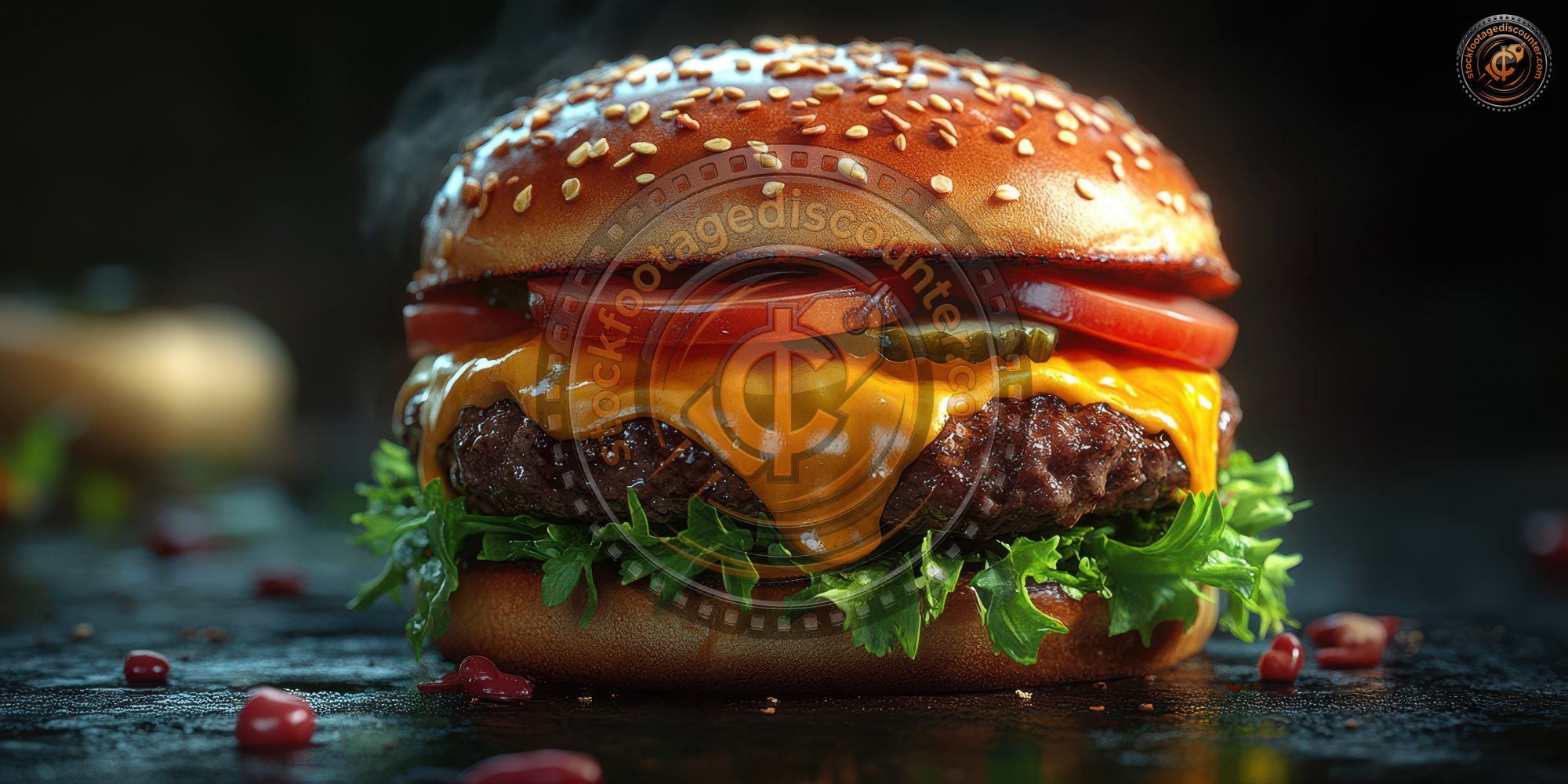 Double Cheeseburger With Fresh Veggies. Juicy Bur C7e976d2 917d 4b1c 9388 5c136f95a38b 2 Gigapixel Standard 6x