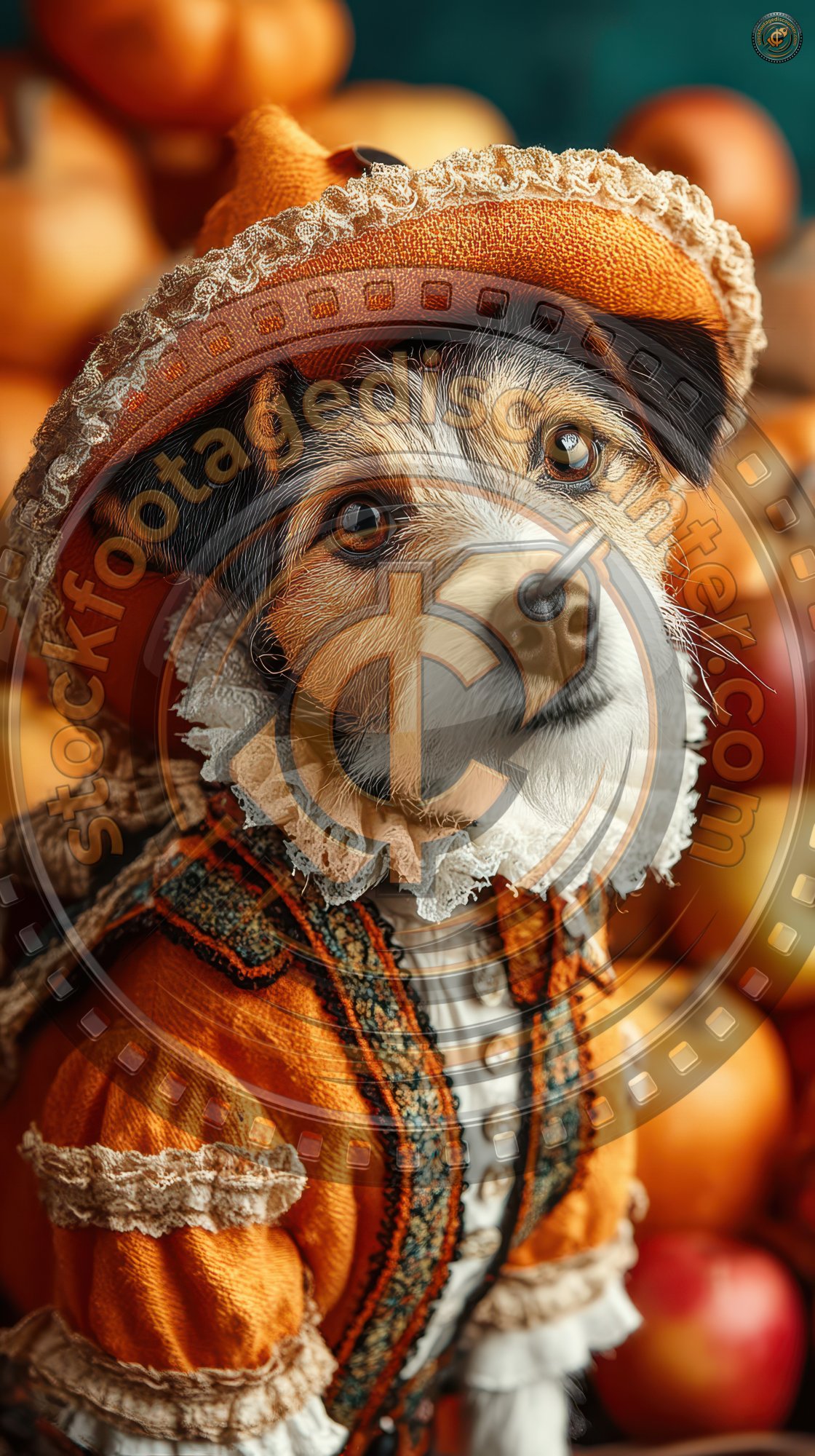 Fall Holiday Season Concept With Dog Wearing Hall 918b4e3e Fc40 4fa6 9b4b 4feb365224b3 0 Gigapixel Standard 6x