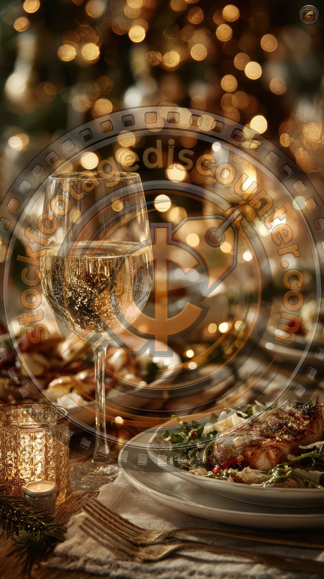 Festive Dinner Table With Sparkling Wine And Candl 84fcfe43 A9b7 405d B863 5e30569a72f5 2 Gigapixel Standard 6x