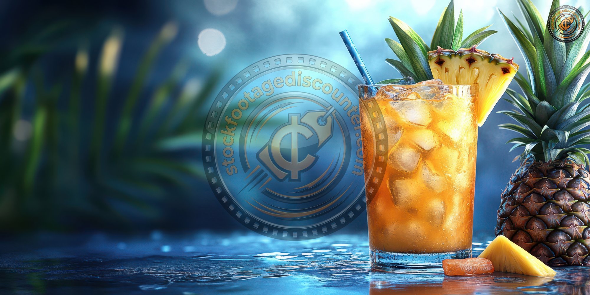 Fresh Pineapple Cocktail. Smoothie With Ice. Ultr 9b0af5d5 Cda8 468e B67c 9e644dbf7590 2 Gigapixel Standard 6x