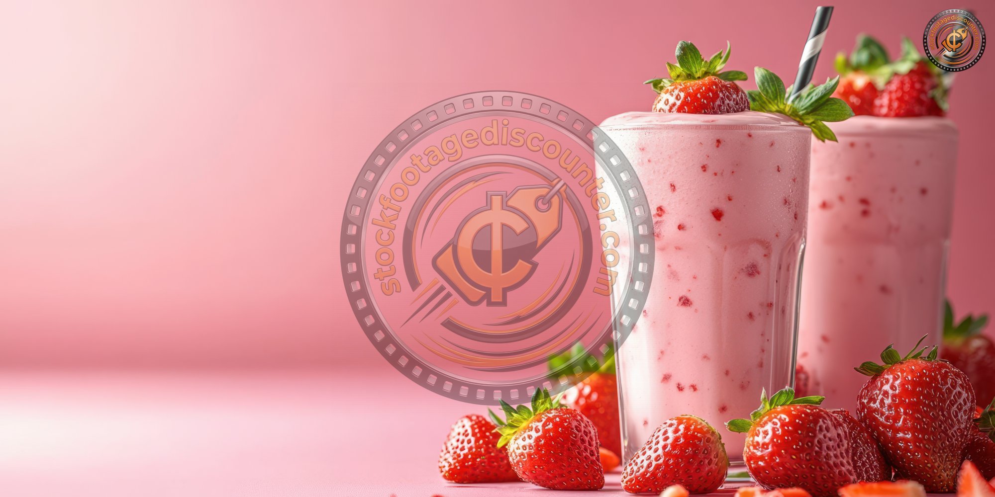 Glasses Of Tasty Strawberry Milkshake On Table. M 146752f9 Adb3 4f15 8b91 125f5c89ffd5 0 Gigapixel Standard 6x