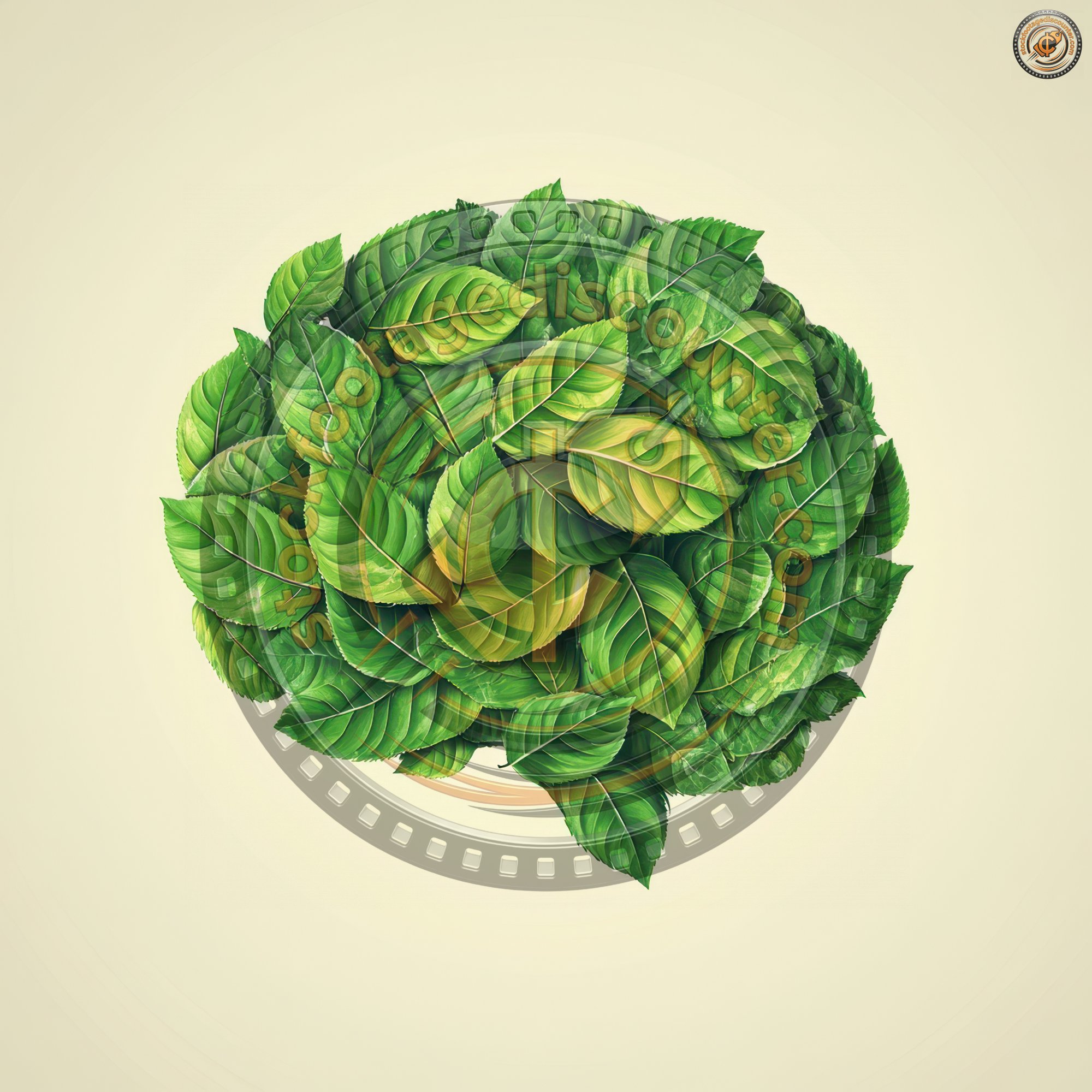 Green Leaves Forming A Brain Shape Abstract 49fb4c13 284a 4580 9570 E69261ecd3c5 2 Gigapixel Standard 6x