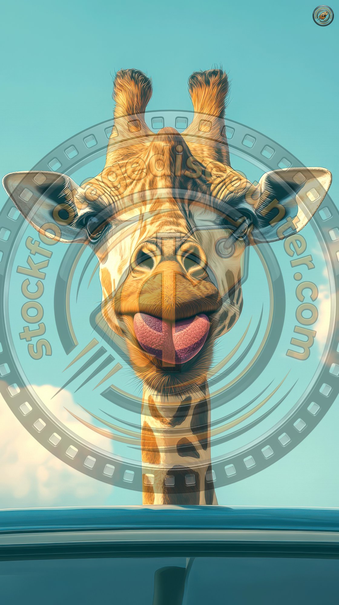 Head And Neck Of Giraffe Giraffa Camelopardalis Lic 4af21d8f 4341 4a8a 99a3 8a04c6ed1e26 2 Gigapixel Standard 6x Tealorange