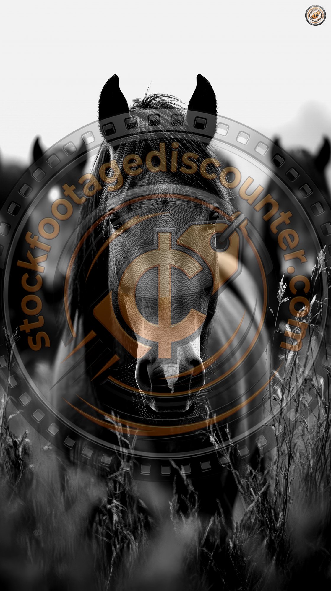 Herd Of Wild Horses Grazing. Wild Horse. Ultra Re B0bb74d1 A9d7 4765 911d 94409e540dd7 2 Gigapixel Standard 6x Bw