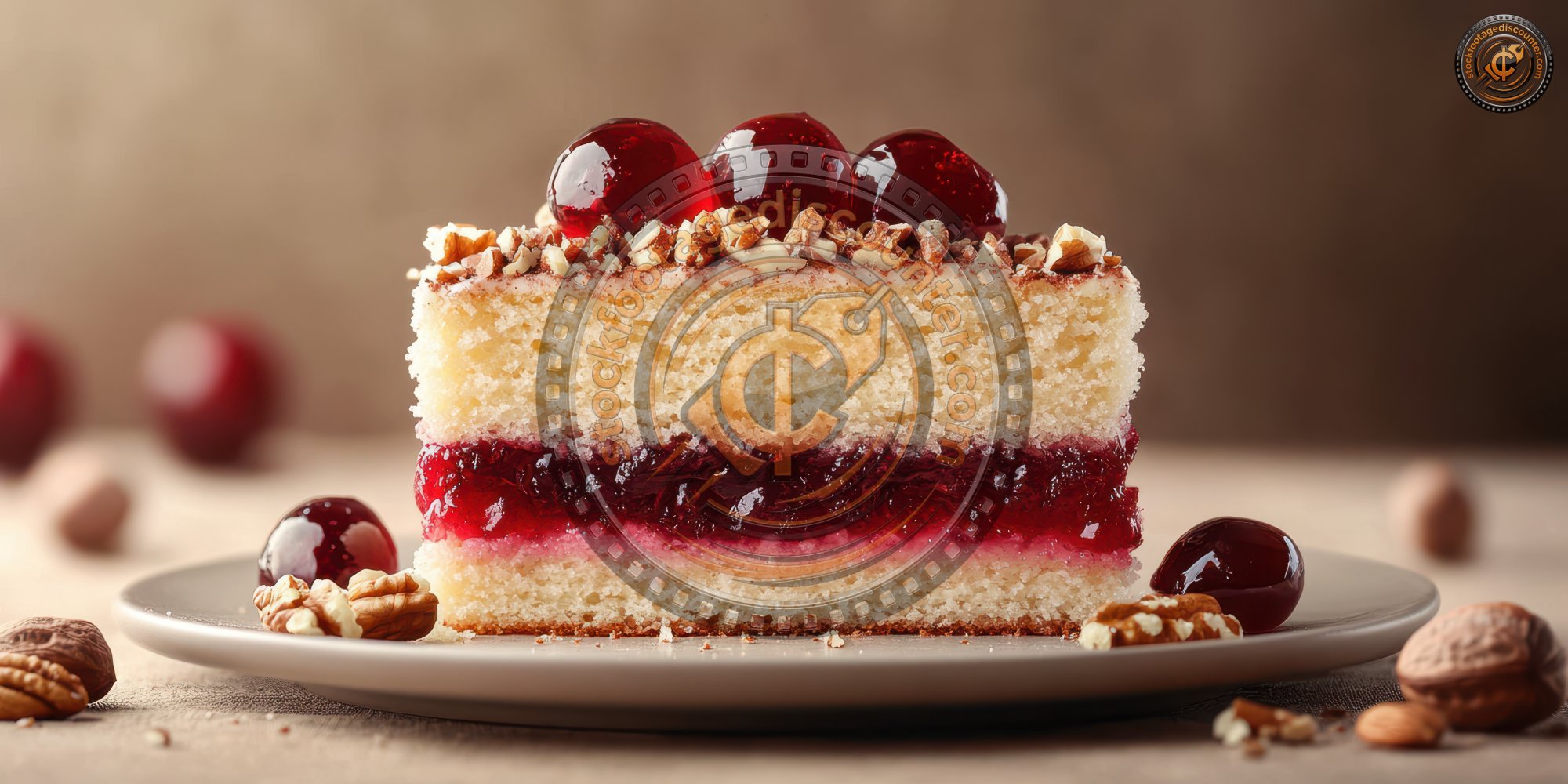 Layered Nut Cake With Jelly. Cake. Ultra Realisti 075cb71b 153a 4a48 89ed C940ac8a56cf 2 Gigapixel Standard 6x