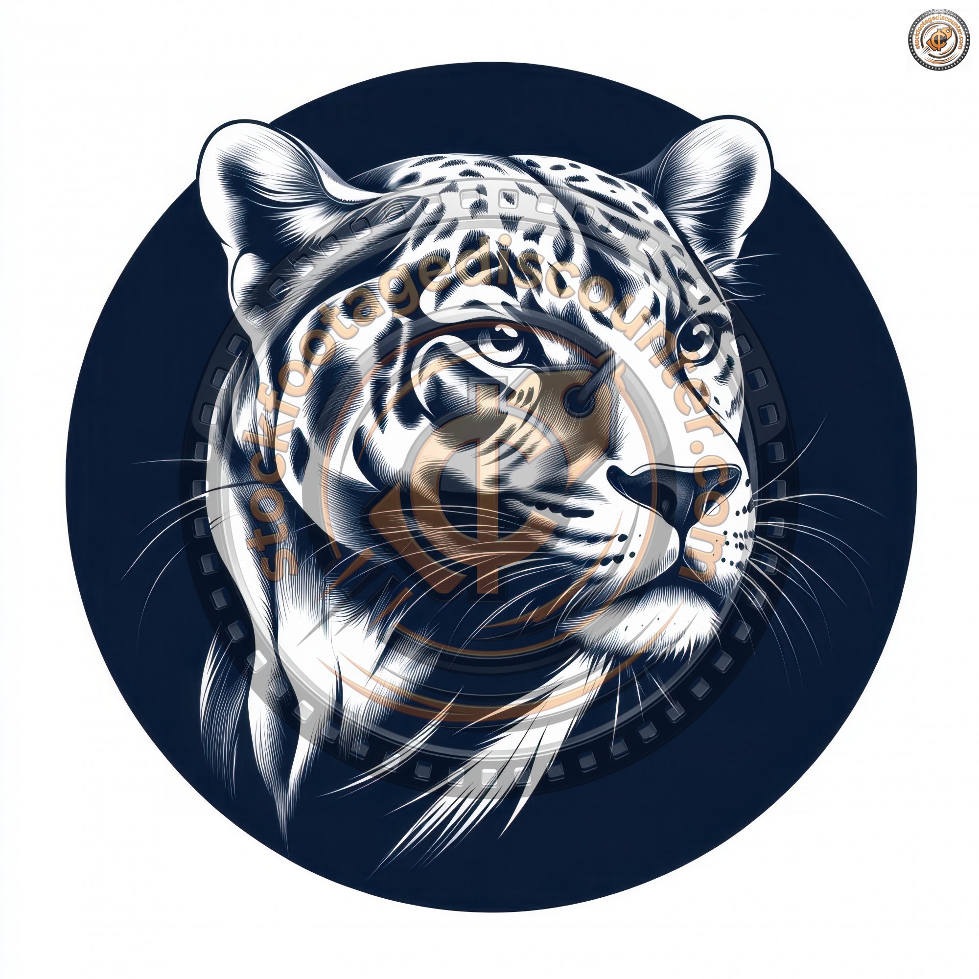 Panther Black Circle. Animal Logo Icon. Illu 6788f567 8d6c 494b Bb85 B9f5c7075fdd 2 Gigapixel Standard 6x