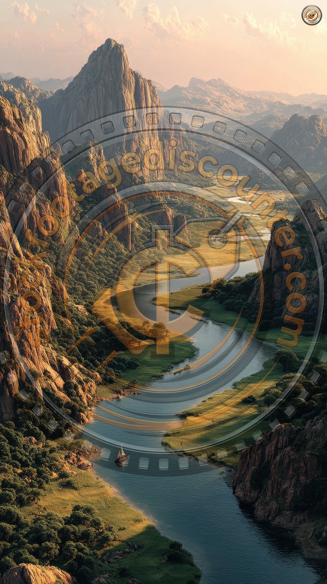 Scenic View Of A Winding River Through Lush Valle 59b391db B52c 4003 867d Efbd6aaae566 2 Gigapixel Standard 6x