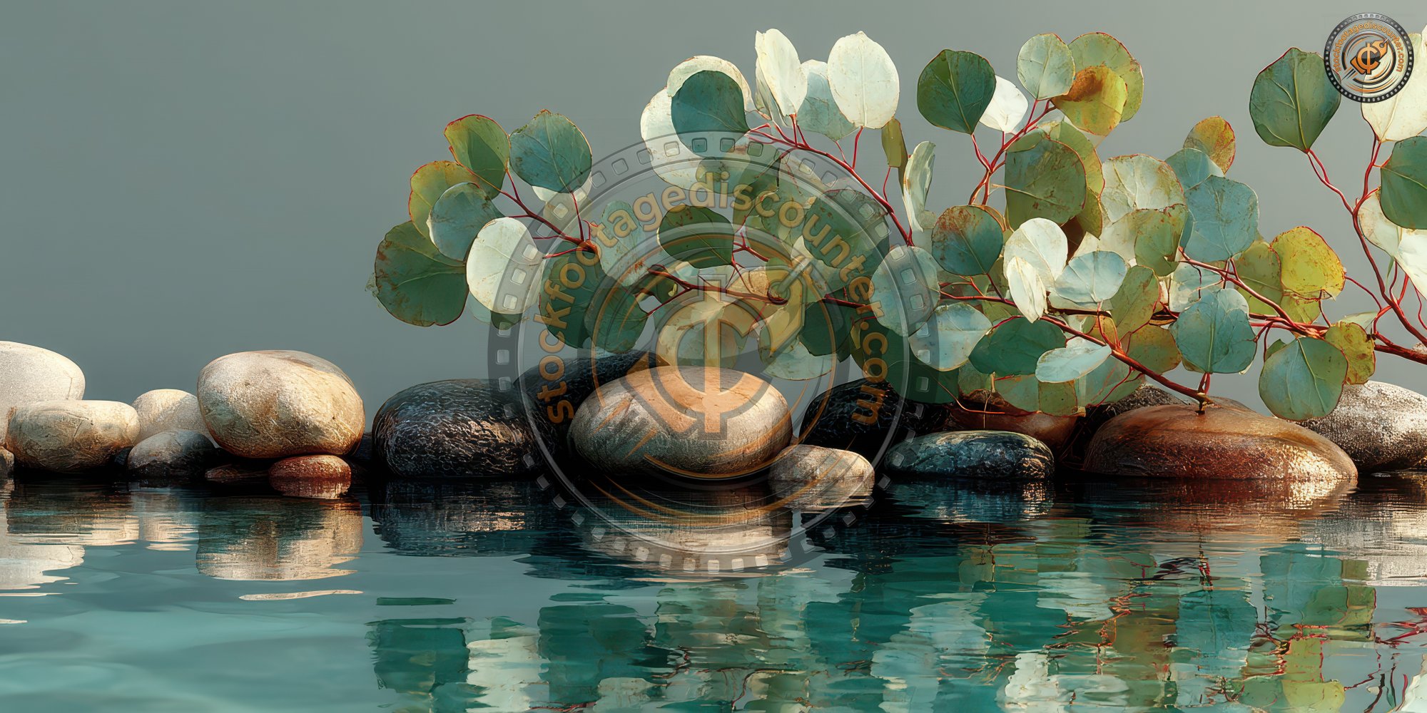 Serene Eucalyptus And Pebbles Minimalist Botanica B890a092 923a 4b27 88d2 Abbfac0bfa06 0 Gigapixel Standard 6x