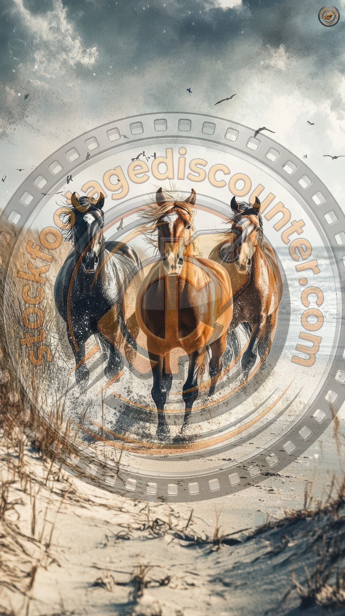 Spanish Mustangs Wild Horses On The Beach In Nort 5ccad28c 8fa2 431a B62f 685d080b5712 3 Gigapixel Standard 6x