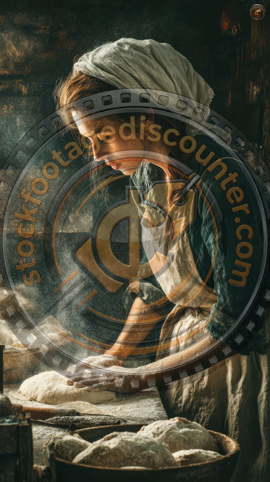 The Girl In The Woods Preparing The Dough For The 7e52d255 Aaff 4a78 9591 C058fcbcddcd 3 Gigapixel Standard 6x