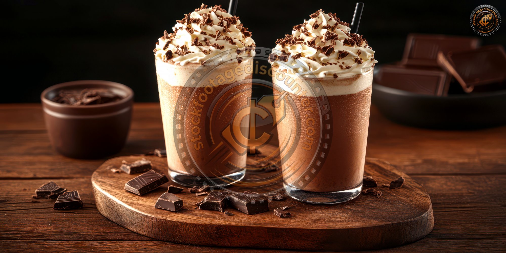 Two Chocolate Milkshakes Topped With Whipped Crea 285ee42e Ba8f 4081 8f8c 8bd71e12f7dd 0 Gigapixel Standard 6x Stylut