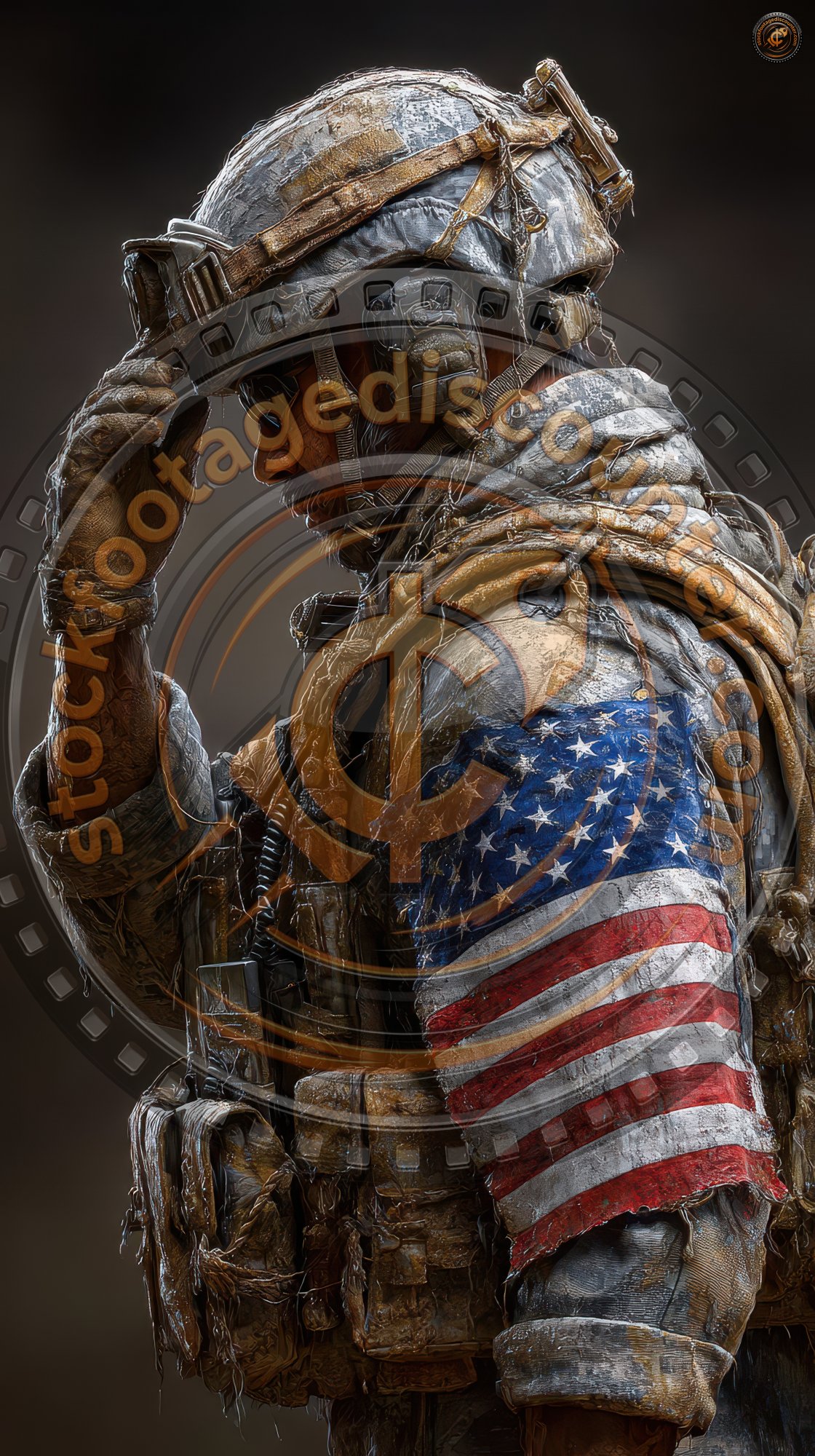 Us Army Soldier Holds Up American Flag American P C9dae2a3 Edbc 4339 Afce 7e0f8bfd9883 1 Gigapixel Standard 6x