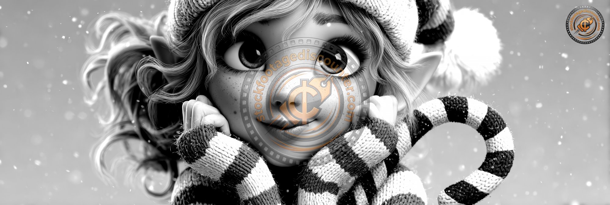 Vector Retro Cartoon Christmas Elf Girl Holding C Ae0513d0 20da 457f B143 509dc64e89b7 2 Gigapixel Standard 6x Bw