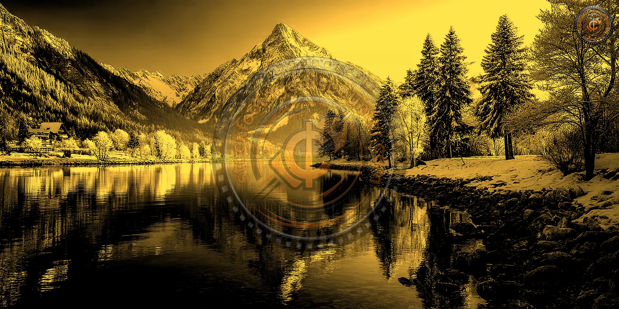Winter Landscape With Beautiful Mountain Lake In F1e2edca 42f4 40b6 9357 1d697e712a5e 1 Gigapixel Standard 6x Gold