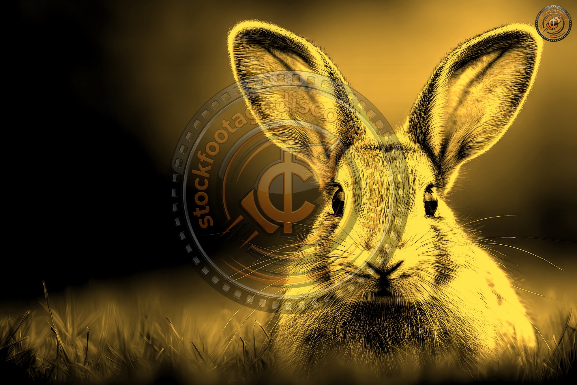 A Funny Easter Bunny With Long Ears Sitting In Th C3c96280 98cb 4b78 B250 2f818d89231f 3 Gigapixel Standard 6x Gold