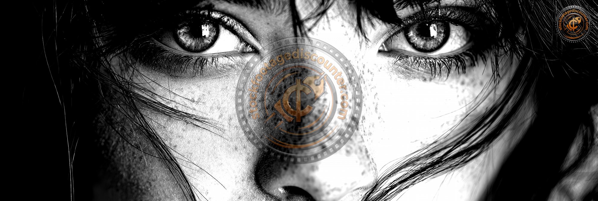 Beautiful Young Woman With Blue Eyes. Beautiful Y 90ba5489 4624 46b9 84ef Ba6d9b423e6e 1 Gigapixel Standard 6x Bw