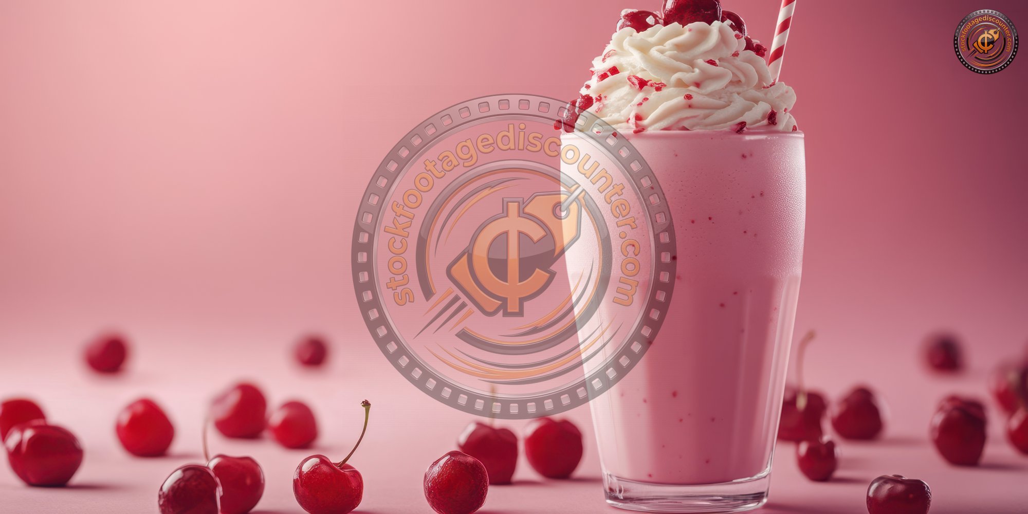 Cherry Milkshake With Whipped Cream Isolated. Mil Aca1ffc4 4064 452d 9648 F41d9753dfbe 0 Gigapixel Standard 6x