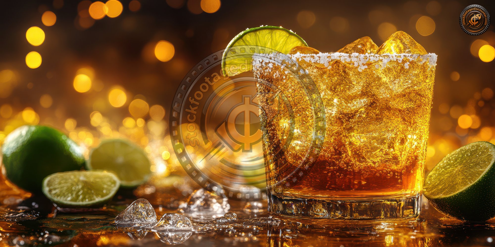 Gold Tequila With Salt And Lime. Cocktail With Ic Cf03b795 6423 4b15 A19b Afa996caa58d 1 Gigapixel Standard 6x