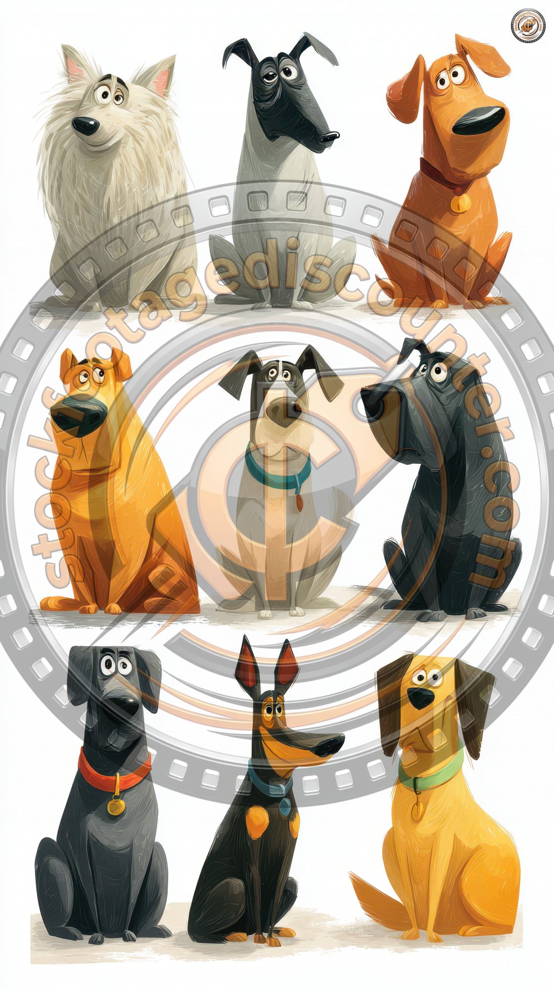 Vector Illustration Of A Dog. Animals Icon Set. C4101e3c F296 40b9 B097 C93eae52a489 2 Gigapixel Standard 6x