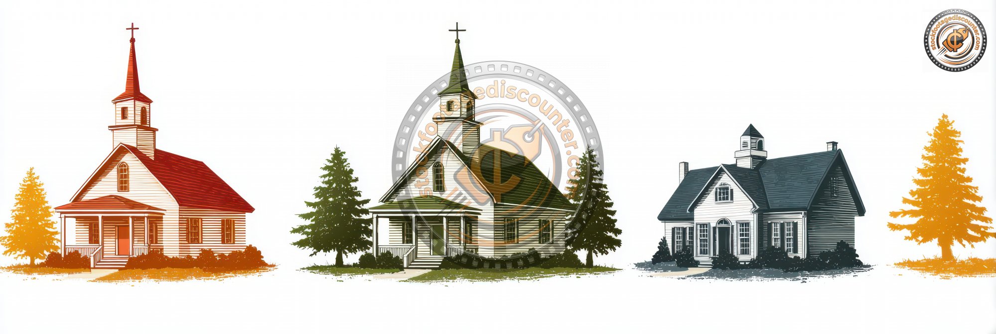 Vector Illustration Of Church Suitable For Logo Of A27757ce Ec99 44c9 894f 6902cfc99b3e 2 Gigapixel Standard 6x