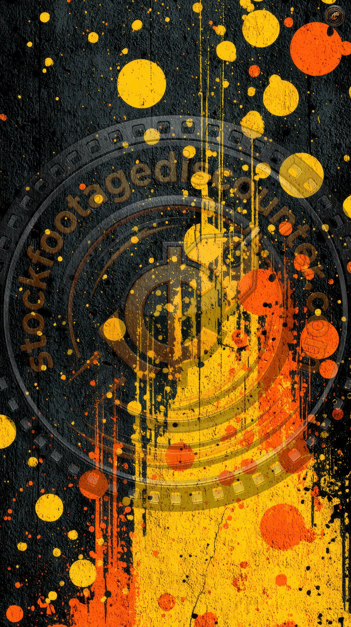 Yellow Spots Splashes And Dotted Paint Marks On A B828058a 00a9 406d B2f1 A55262b7c388 3 Gigapixel Standard 6x