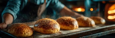 A Person Is Taking Out Bread From An 3747be33 5ce3 43fb Aabf E96bae3d94a4 1 Gigapixel Standard 6x