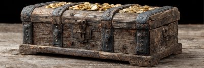 Old Wooden Chest With Golden Coins Is 6b3c078c 4dcb 46b6 B3d2 C8baee5f4144 0 Gigapixel Standard 6x