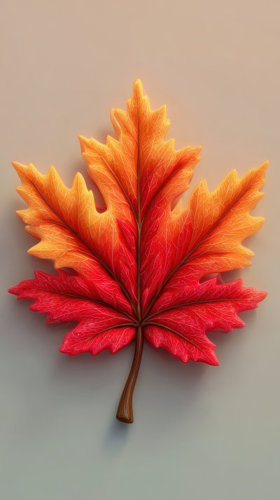 D Rendering Autumn Icon Concept. 3d Render Mapl 7955276b 3f5a 4331 8a9f F0aa8c18b129 0 Gigapixel Standard 6x