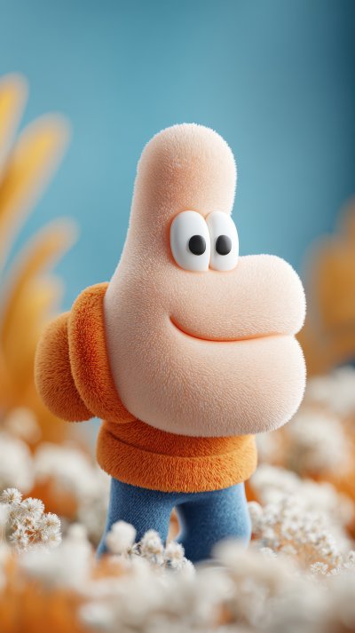 A Cheerful Cartoon Thumb Giving A Positive Thumb B554cd56 5d29 448d 876b 09464c00696e 2 Gigapixel Standard 6x