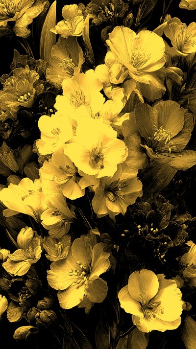A Beautiful Floral Flower Plant Wallpaper Featuri Fbb81a49 38c8 4b90 9558 692d4056dfdf 3 Gigapixel Standard 6x Gold